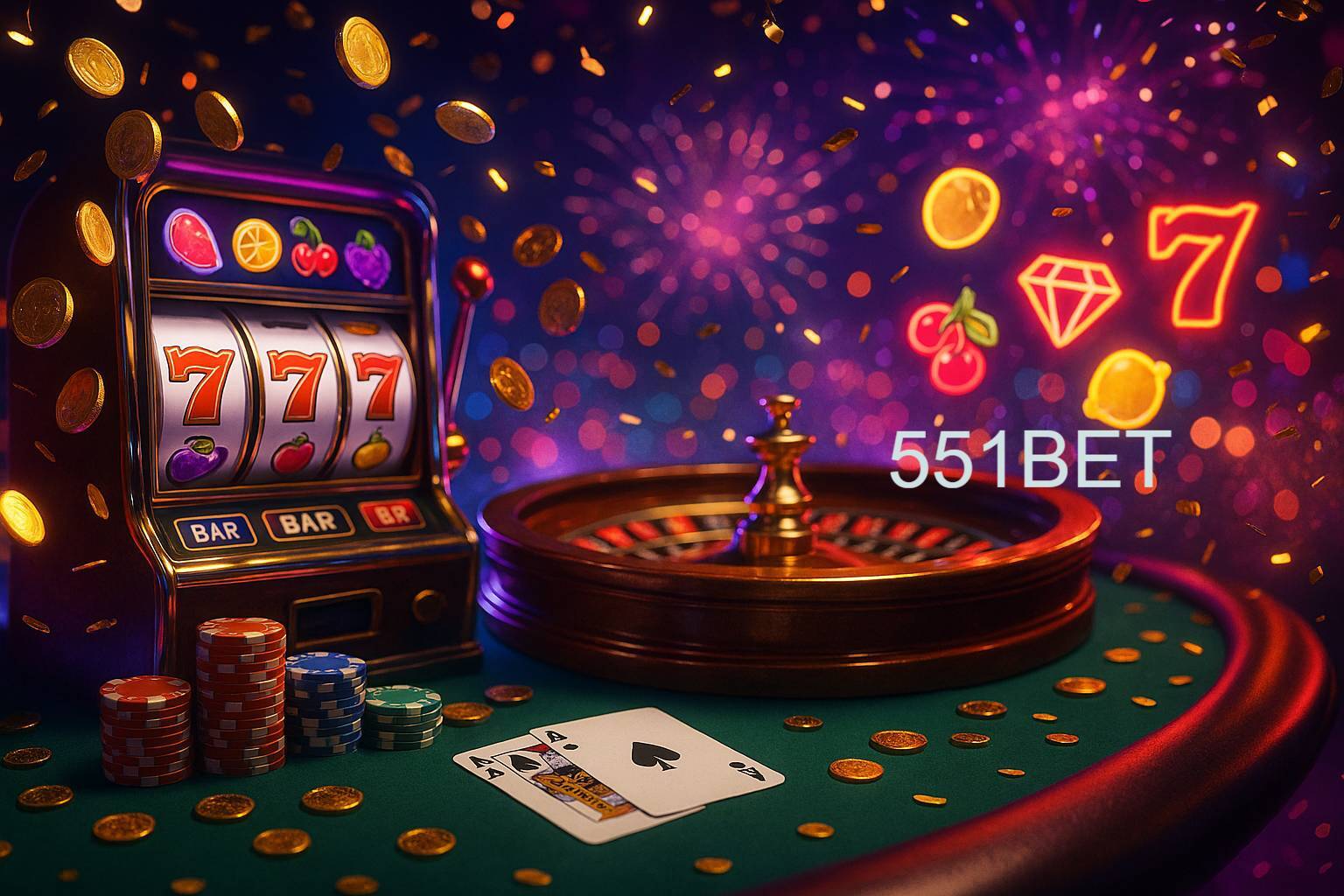 Jogos emocionantes no 551BET